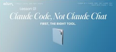 Lesson 1: Claude Code, Not Claude Chat